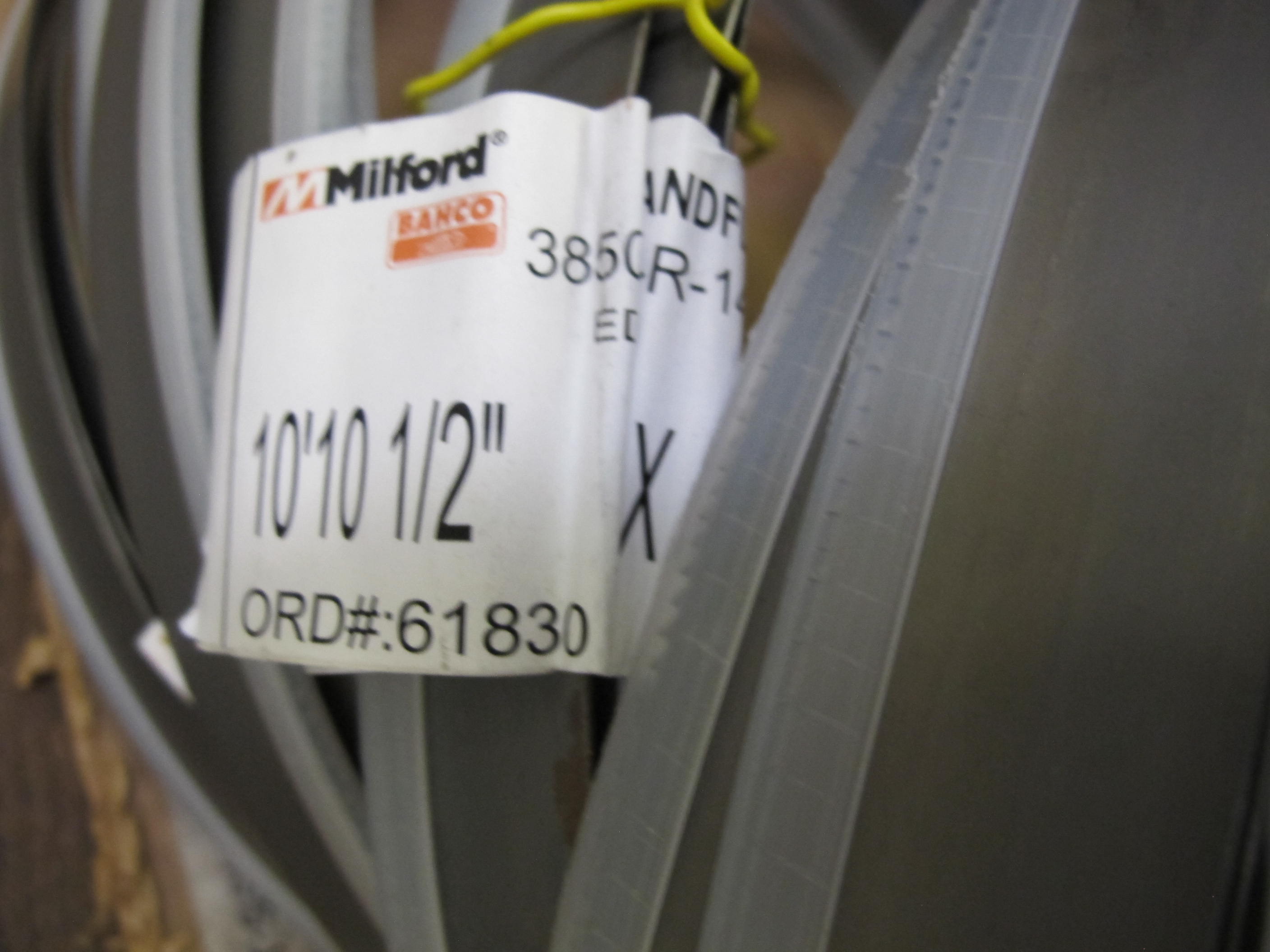 LOT TO INCLUDE: (1 BOX+ 10) STEEL BRUSHES, (4) WALDES TRUARC PLIERS, (6) MILFORD SANFLEX DRAGON SAW BLADES, (1 BOX) DUST MASKS. LOADING & HANDLING FEE $15-4553